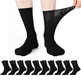 Belloxis 10 Paare Diabetikersocken Herren Diabetikersocken Damen Socken Ohne Gummibund Herren Diabetiker Socken Geschenke für Diabetiker Socken Herren 43-46/39-42