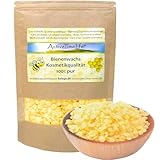 ActiveTimeLife® Bienenwachs Pastillen Bio gelb | Premium | 100 g ideal für Kosmetik Kerzen Cremes Salben Seifen Wachstücher - Das Original im praktischen Zip-Beutel