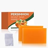 Persimmon Soap,Persimmon Kernseife Natur,für Reinigung und Hautpflege von Gesicht,Seife Zur Entfernung Dunkler Flecken, Feuchtigkeitsspendend für Verbesserung eines Ungleichmäßigen Hauttons (2)