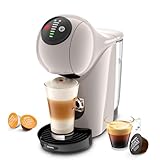 Krups Nescafé Dolce Gusto Genio S Kaffeekapselmaschine, abnehmbarer Wassertank 0,8 Liter, heiße und kalte Getränke, 1500 Watt, 15 bar Pumpendruck, Eco-Modus, besonders kompakt, Taupe, KP243AF0