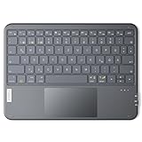 Inateck Tablet Tastatur mit Touchpad, Ultraleichte Tastatur Kabellose QWERTZ Deutsch mit Trackpad, kompatibel mit iPad/Tablet/Windows/Laptop/PC, KB01105