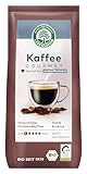 LEBENSBAUM gemahlener Kaffee Gourmet entkoffeiniert, Bio-Kaffee gemahlen, 100% Arabica, Intensität 1/5, sanft-harmonischer Genuss, 250 g