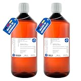 HERRLAN® Glycerin 99,5% + Propylenglykol 99,5% Set – 2 x 1000 ml Kosmetik-Rohstoffe in Pharmaqualität - Vegan, pflanzlich & Made in Germany