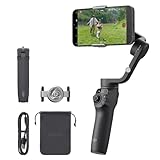 DJI Osmo Mobile 6 Gimbal-Stabilisator für Smartphones, 3-Achsen-Handy, integrierter Verlängerungsstab, Objektverfolgung, tragbar und faltbar, Vlogging, YouTube TikTok, Schiefergrau