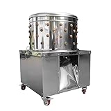 Geflügel-Rupfmaschine mit Wasseranschluss für Hühner Puten Trommel 60 cm 2200 Watt