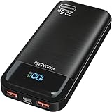 Power Bank 27.000mAh 22,5W Externer Handyakku PD20W Schnell Aufladende Powerbank USB C mit LED Display 3 Ausgängen & 2 Eingängen Tragbares Ladegerät für Smartphones