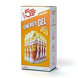 HIGH5 Energy Gel, Energie-Gel im schnell zu öffnenden Portionsbeutel, mit natürlichem Fruchtsaft | Orange | Multipack 6 x 40g