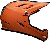 BELL Sanction Vollgesichts-Fahrradhelm für Erwachsene, Agility, mattes Orange/Schwarz, Größe XS (49–50 cm)