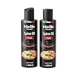 MioOlio 2x200ml Chili Squeeze Flasche - Scharfes Würzöl für Pizza, Pasta, Fleisch & Gemüse - Ohne Palmfett, Konservierungsstoffe & Glutenfrei - Ideal zum Kochen & Nachwürzen