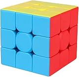 Speed Zauberwürfel 3x3x3 Stickerless – Profi-Würfel mit Ultra-Glattem Drehen, Lebendigen Farben & Langlebiger Haltbarkeit – Schneller als das Original