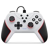 RivalPlay PC Controller mit 2-Tasten-Zuordnung, Kabelgebundener Joystick Controller Kompatibel für Win(7/8/10/11) mit Plug-and-Play Doppelter Vibration