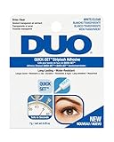 ARDELL DUO Wimpernkleber Transparent mit Schnelltrocken-Formel | Das Original für falsche Wimpern zum Kleben mit extra starkem Halt für Wimpernverlängerung | Glue Clear aus der Tube, wasserfest, 7gr.