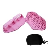 Handgriffe, fingerlose Griffe zum Gewichtheben, kompakte Größe, leicht, für Fitnessstudio, flexibler Komfort, Workout-Handschuhe, Schutz für Männer und Frauen, 9,9 x 5,9 x 3,5 cm