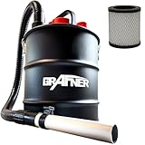 Grafner Aschesauger 20 Liter 1200 Watt mit HEPA-Filter und Saug- und Blasfunktion Kaminsauger Grillsauger Pelletsauger HEPA Feinfilter