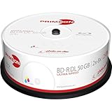 Primeon BD-R DL 50GB/2-8x Cakebox (25 Disc) Photo-on-disc, Inkjet Full Size Printable Surface