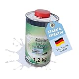 STAHLMANN ® Abbeizer 1,2 Kilo – Abbeizer für Holz, Lack, Metall – Lackentferner, Lackreiniger, Graffiti Entferner – Profi Abbeizer für Lack Holz & Metalloberflächen