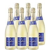 Freixenet Carta Nevada Extra Dry (6 x 0,75l) - Spanischer Premium Schaumwein, Extra Trocken, Traditionelle Flaschengärung, blumiger Geschmack, Optimaler Begleiter zu Fisch, Geflügel, Gemüse oder Käse
