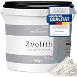 naturetrend Zeolith Pulver 1,5kg – Naturrein mit 94% in Premium-Qualität – Extra fein gemahlen, Reines & naturbelassenes Vulkangestein