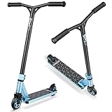 V2 Pro Trick-Scooter, Stunt-Scooter für Kinder im Alter von 6–12 Jahren und Jugendlichen – kompletter Anfänger und Fortgeschrittene Freestyle-BMX-Scooter (himmelblau)