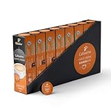 Tchibo Cafissimo Vorratsbox Caffè Crema vollmundig Kaffeekapseln, 80 Stück – 8x 10 Kapseln (Kaffee, ausgewogen und vollmundig), nachhaltig & fair gehandelt