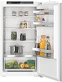 SIEMENS KI31R2FE0 iQ300 Einbau-Kühlschrank mit Flachscharnier, 102.5 x 56 cm, 165 L Kühlen, LED Beleuchtung für gleichmäßige Ausleuchtung, freshBox für Obst-Gemüse, superCooling schnellere Kühlung