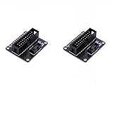 Treedix 2 x JTAG (2 x 10 2,54 mm) auf SWD (2 x 5 1,27 mm) Kabeladapterplatine, Breakout-Board, Jtag-Debug-Board