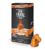 Nespresso kompatible Kaffee Kapseln, 1 x 10 Kapseln, Karamell Aroma