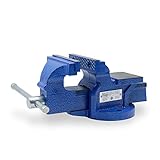 CCLIFE Feststehend Schraubstock Gusseisen 100/125/150 mm für Werkbank Werkbankschraubstock Parallelschraubstock, Modell:100mm