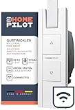 HOMEPILOT RolloTron pure smart, elektrischer Rolladen Gurtwickler | Smart-Home Rollladenantrieb mit Funk | Automatisierung, App, Amazon Alexa & Google Assistant via Gateway möglich