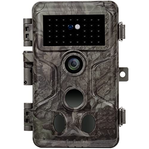 GardePro A3S Wildkamera 32MP 1296P H.264 Video Wildtierkamera mit Klarer 30M No Glow Infrarot, 0.1s Schnelle Trigger Nachtsicht Bewegungsmelder, 120° Erfassungswinkel, IP66