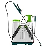 VERTO Profi Kolbenrückensprühgerät 15 Liter Rückenspritze Drucksprühgerät Drucksprüher Gartenspritze Pumpsprüher
