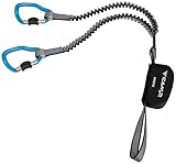 C.A.M.P. Unisex-Adult Kinetic Rewind COMP-Klettersteigset, Grau/Schwarz/Hellblau, Einheitsgröße