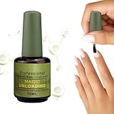 Gel-Nagellackentferner, 15 ml, sichere Flüssigkeit, die sich leicht ablösen lässt, für Reisen, Salon und zu Hause