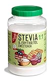 Stevia + Erythrit 1:1 Süßstoff | 1g = 1g Zucker | 100% Natürlicher Zuckerersatz - 0 Kalorien - 0 Glykämischer Index - Keto und Paleo - 0 Netto-Kohlenhydrate - Kein GVO - Castello since 1907-1 kg