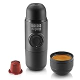 WACACO Minipresso NS, Tragbare Espressomaschine, Kompatibel mit *Nespresso®*Kapseln (Original kapseln von NS und kompatible Produkte), Reisekaffeemaschine, Manuell Betätigt, perfekt für Wandern