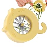 Ahuuen Gemüseschneider Zerkleinerer,Rostfreier Edelstahl Zwiebelschneider & Reiben - Küchenhelfer Zum Zerkleinern Und Schneiden Für Salate Kochen Und Zubereitung