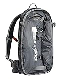 ABS Unisex – Erwachsene Lawinenrucksack Base Unit, Twinbags für mehr Sicherheit, verwendbar mit S.Light + P.Ride Compact Zipons und Carbon oder Stahl Auslöseeinheit, Rock Grey, One Size