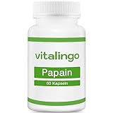 Papain Enzym Kapseln (mind. 35 Mio. USP units/g) - 60 Stück Papain Kapseln à 500mg