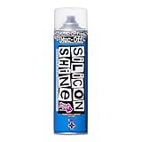 Muc Off Silicon Shine Silikonspray, 500 ml - Hochwertiges, Reibungsminderndes Silikonöl Spray Fahrrad Glanzspray für ein Glänzendes Finish - Geeignet für Alle Fahrradtypen
