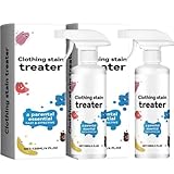 2 Stück Stain Treater Spray, 120ml Fleckenentferner Kleidung, Fleckenspray, Reinigung Von ölflecken, Duft, Waschmittel Für Weiche Kleidung, Wäschefleckenentferner Für Unterwäsche, Teppiche