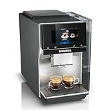 SIEMENS Kaffeevollautomat EQ700 classic TP715E17, App-Steuerung, Cold Brew, Full-Touch-Display, bis zu 10 individ. Kaffeekreationen als Favoriten, autom. Dampfreinigung, 1500 W, inox silver metallic