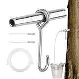 Eoixuqba Ahornsirup Zapfset - Ahornsirup Zapfhähne, Ahornsirup Baum Gewindebohrer Set, Wiederverwendbare Effiziente Baumwasserhähne, Für Ahornsirup, Ahorn, Sirup Zubehör