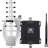 ANYCALL GSM Signalverstärker Handy LTE Repeater Alle Netze Mobilfunk Verstärker 900MHz (Band 8) 1800MHz(Band 3) E-Plus T-Mobile Vodafone O2 Netzwerk Handy Signalverstärker Für Haus Büro
