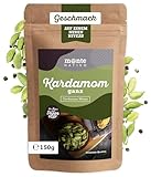 Kardamom ganz Monte Nativo (150g) - Cardamom ideal für Kardamom Tee - Kardamom Samen - Schonend getrocknete und aromatische Gewürze ideal zum Kochen und Würzen - Intesives Aroma und Geschmack
