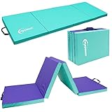 EYEPOWER Dicke 180x60x5 cm Klappbare Turnmatte für Zuhause - Gymnastikmatte 5cm - Weichbodenmatte - Turnmatte Kinder Outdoor Sport Matratze Sportmatte Fitness Matte Yogamatte