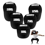Gravity Fitness Robuste Sandsäcke Krafttraining für Strongman, Functional Fitness, Crossfit und Fitness-Wettbewerbe – Sandsäcke für Heim- und Fitness-Training, erhältlich in 50 kg, 75 kg, 100 kg, 125