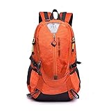 ARBOVE 40 l Lightweight Waterproof Hiking Backpack Travel Laptop Backpack faltbar Cycling Mountaineering Camping Walking Daypack (Orange)