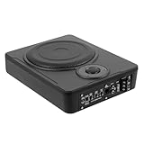 NIGORIY 8 Zoll Aktivsubwoofer 200W Subwoofer Auto Subwoofer Aktiv Auto 30-100Hz Aktiv Subwoofer für Auto 4Ω Impedanz Aktiver Gehäusesubwoofer 91db Empfindlichkeit Dualer Modus