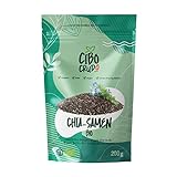 Chia Samen Bio - 200g. Chiasamen Quelle der B-Vitamine Omega 3 und 6. Quelle für Magnesium Kalium und Calcium. Für Milch oder Müsli. Organic Chia Seeds for Weight Loss.