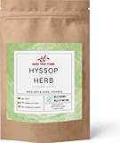 Herbs From Poland – Getrocknete Ysopkraut Naturbelassenes Ganzes Kraut Ohne Künstliche Zusätze Ideal für Aufgüsse und Gewürze (500g, Ysopkraut)